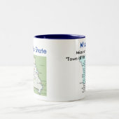 Missouri Symbols & Map Tweekleurige Koffiemok (Center)