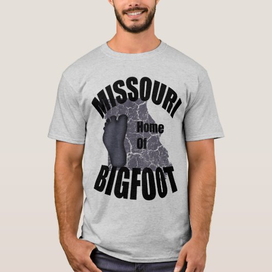 Missouri Thuis van T-shirt van Bigfoot (Voorkant)