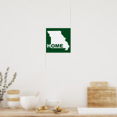 Missouri Thuis Weg Van Staat Poster Bord (Keuken)