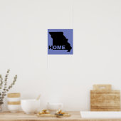 Missouri Thuis Weg Van Staat Poster Bord (Keuken)