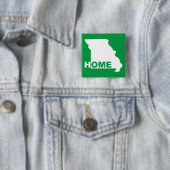 Missouri Thuis Weg Van State Knop Badge Speld Vierkante Button 5,1 Cm (In situ)
