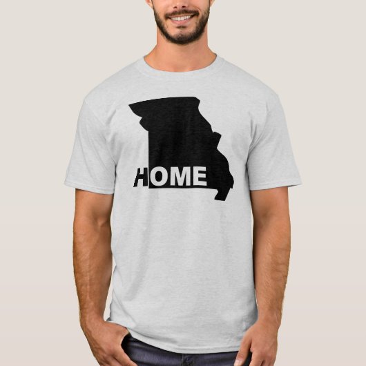 Missouri Thuis Weg Van State T-Shirt Tees (Voorkant)