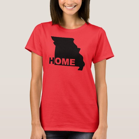 Missouri Thuis Weg Van State T-Shirt Tees (Voorkant)