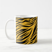 Missouri Tiger Stripes Zwart en Goud Koffiemok (Links)