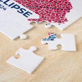 Missouri totale eclipse puzzel legpuzzel (Zijkant)