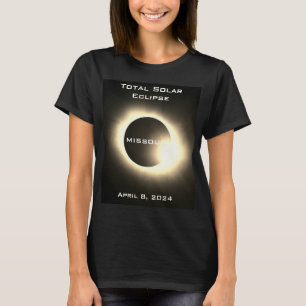 Missouri Totale zonsverduistering 8 april 2024 T-shirt