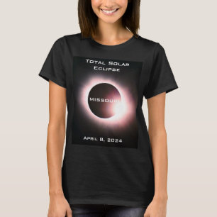 Missouri Totale zonsverduistering 8 april 2024 T-shirt