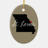 Missouri Town Keramisch Ornament (Voorkant)