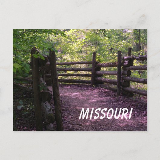 Missouri Trail Briefkaart (Voorkant)