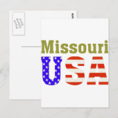 Missouri USA. Briefkaart (Voorkant / Achterkant)