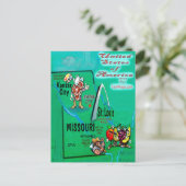 Missouri USA Kaart (Staand voorkant)