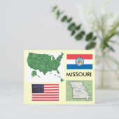 Missouri, Verenigde Staten Briefkaart (Staand voorkant)