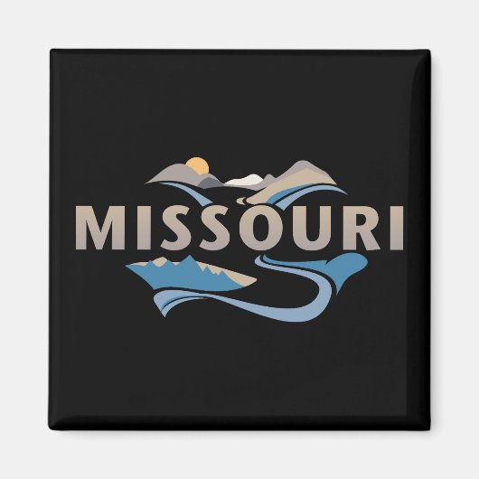 Missouri Verenigde Staten Magneet (Voorkant)