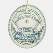 Missouri Verpleegster Keramisch Ornament (Links)