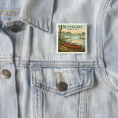 Missouri Vierkante Button 5,1 Cm (In situ)