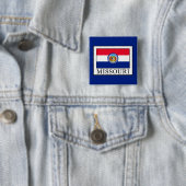Missouri Vierkante Button 5,1 Cm (In situ)