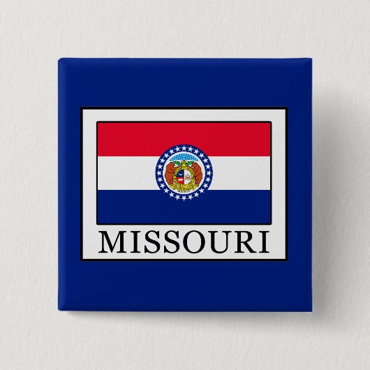 Missouri Vierkante Button 5,1 Cm (Voorkant)