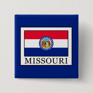 Missouri Vierkante Button 5,1 Cm