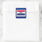 Missouri Vierkante Sticker (Tas)