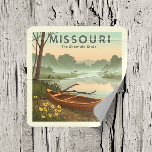 Missouri Vierkante Sticker