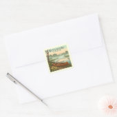 Missouri Vierkante Sticker (Envelop)