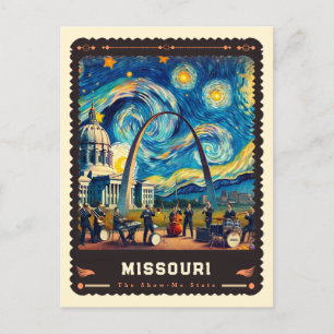 Missouri Vincent van Gogh geïnspireerd Briefkaart