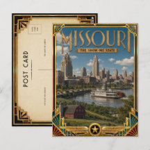 Missouri Vintage Art Deco Gouden Tijdperk