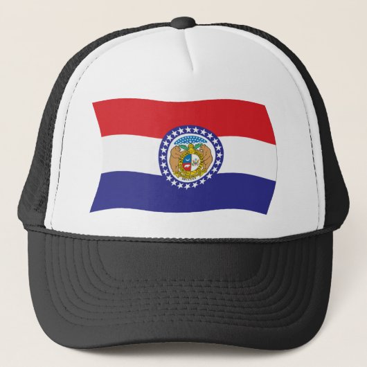 Missouri Vlag Hoed Trucker Pet (Voorkant)