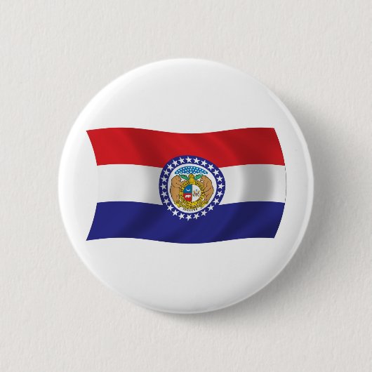 Missouri Vlag Knop Ronde Button 5,7 Cm (Voorkant)