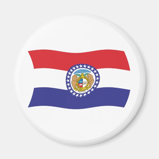 Missouri Vlagmagneet Magneet (Voorkant)