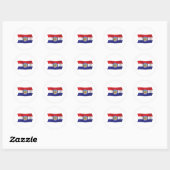 Missouri Vlagsticker Ronde Sticker (Vel)