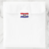Missouri Vlagsticker Ronde Sticker (Tas)