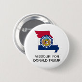 MISSOURI voor DONALD TRUMP Presidentiële Button 20 (Voorkant /achterkant)