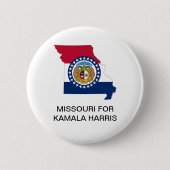MISSOURI voor Kamala Harris 2024 Button (Voorkant)