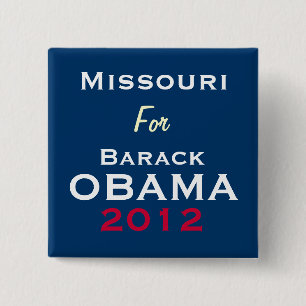 MISSOURI voor OBAMA 2012 Campaign Button