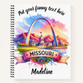Missouri waterverf illustratie notitieboek (Voorkant)