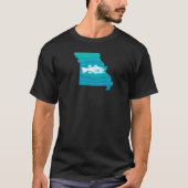 Missouri Wave Vist T-shirt (Voorkant)