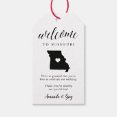 Missouri Wedding Welkom Cadeaulabel (Voorkant)