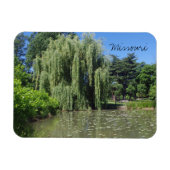 Missouri Weeping Willow op Pond Magneet (Horizontaal)