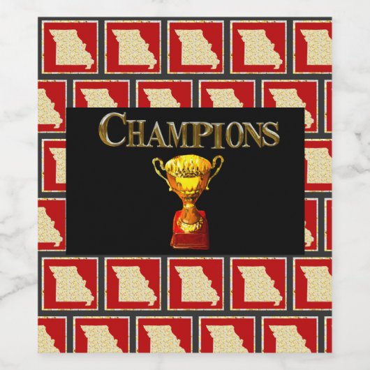 MISSOURI WIJN ETIKET (Enkel label)