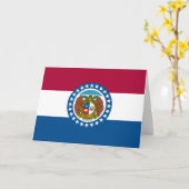 Missourian Flag, Flag of Missouri Kaart (Gele Bloem)