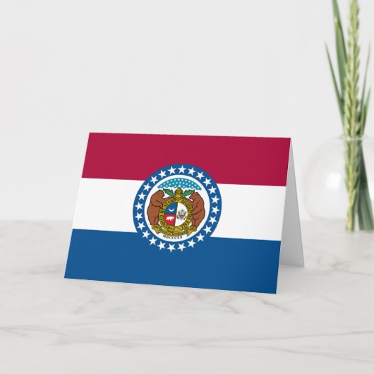 Missourian Flag, Flag of Missouri Kaart (Voorkant)