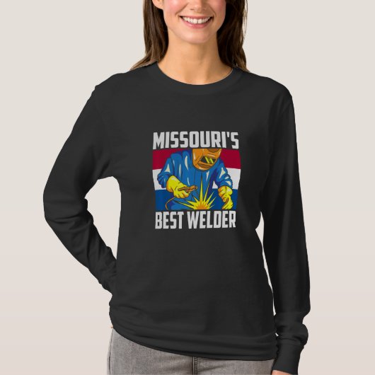 Missouri's Best Welder Ironworker Ironsmith Missou T-shirt (Voorkant)