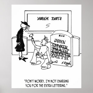 Misspeld Tombstone Poster