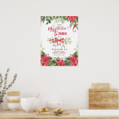 Misstletoe aan mevrouw Winter Vrijgezellenfeest we Poster (Keuken)