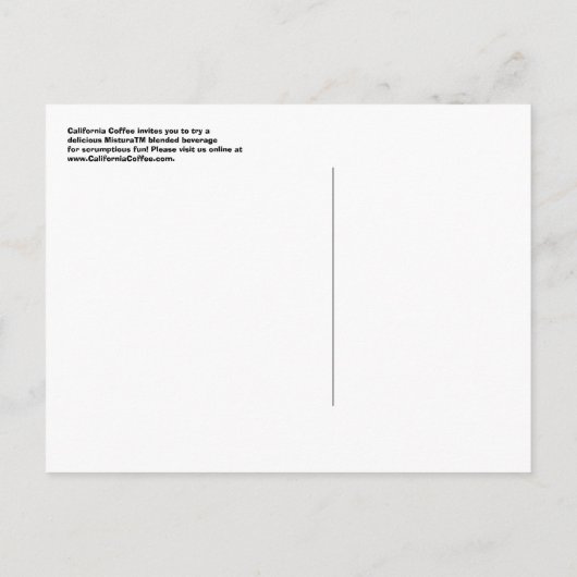 Misstura Magic Mixers Uitnodiging Briefkaart (Achterkant)