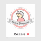 Missus Lugnot Seal of Disapproval Sticker (Vel)