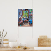 Missy Cat Girl poster (Keuken)