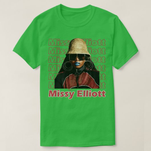 Missy Elliot Red T-shirt (Design voorkant)
