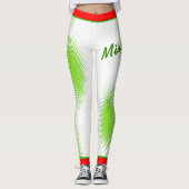 Missy in Grote Tekst met het Patroon van de Dot op Leggings (Voorkant)